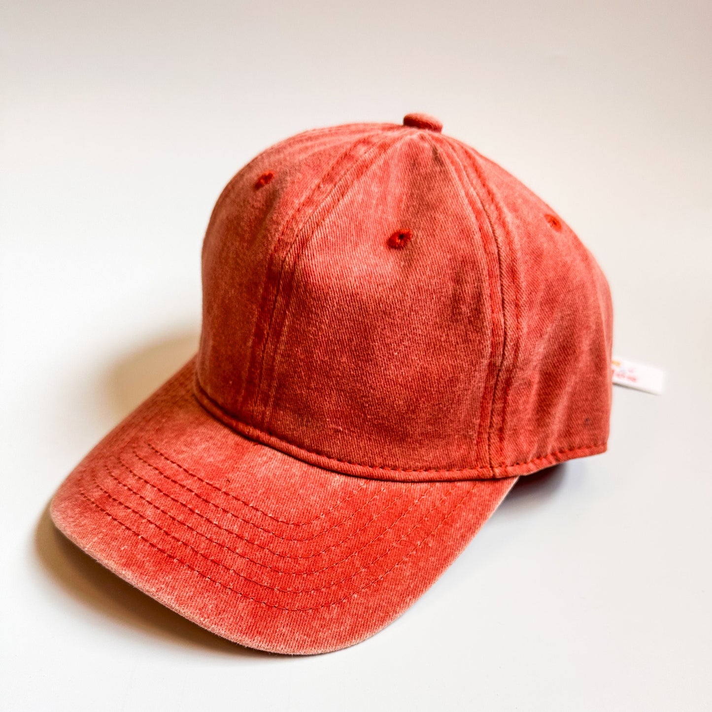 Acid Wash Denim Baseball Cap