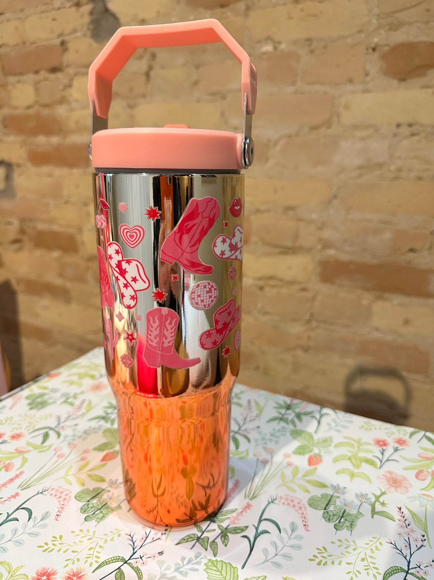 Ombré Disco Cowgirl Thermos