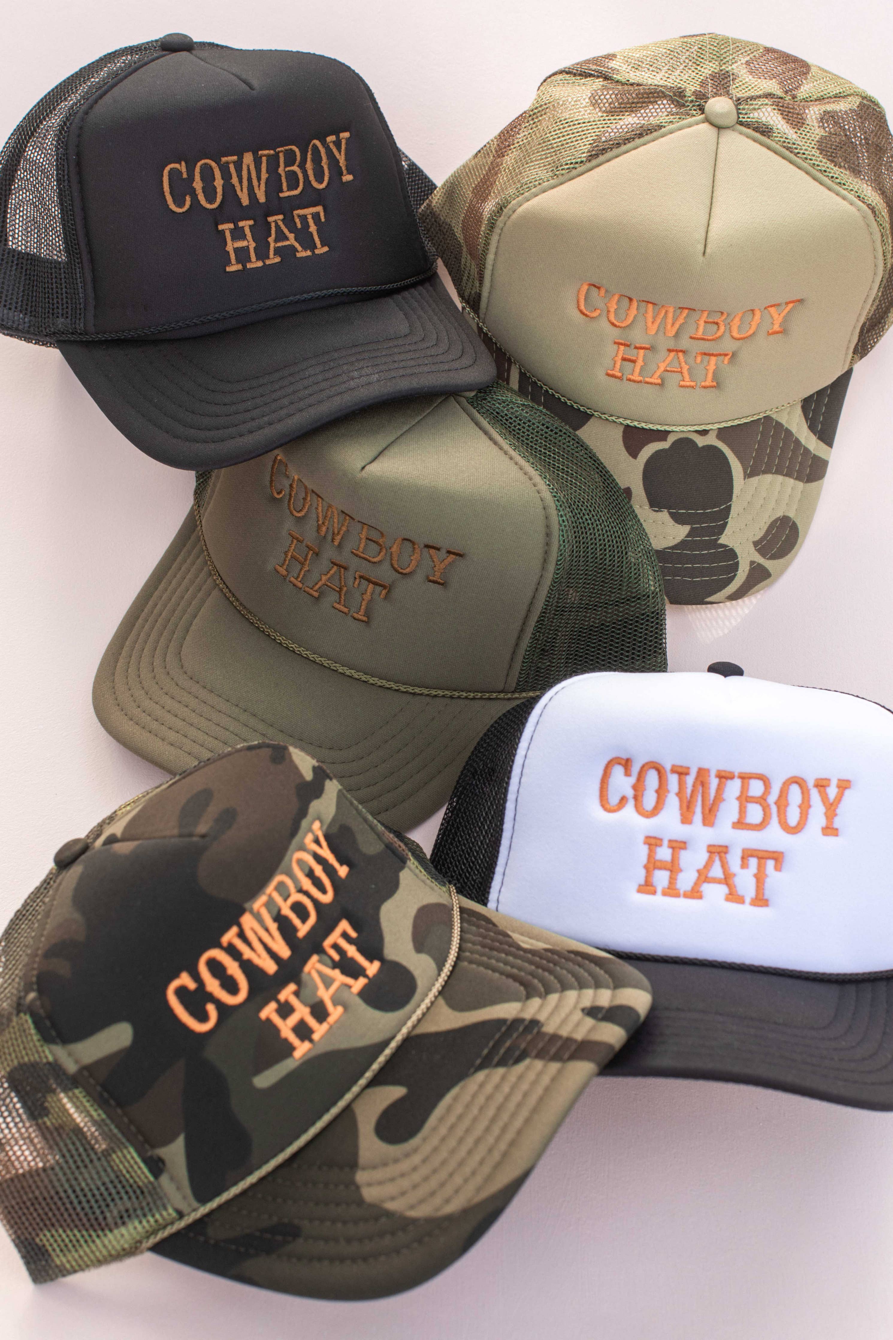 Camo Cowboy Hat Dots and Baubles