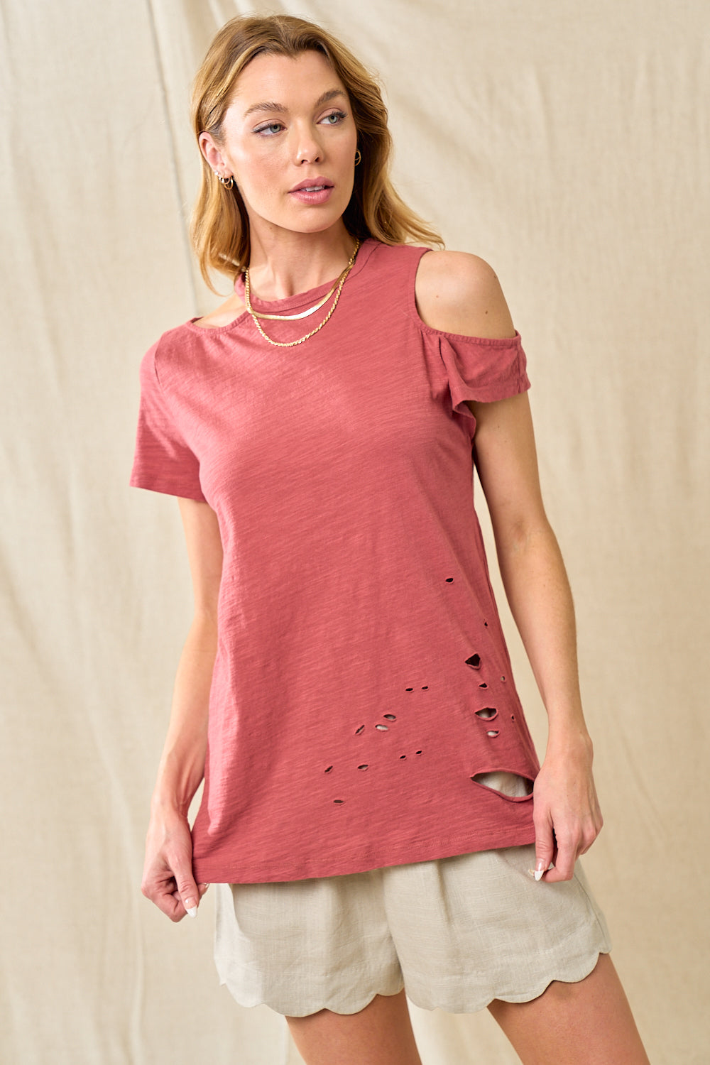 Nicco Distressed T-shirt