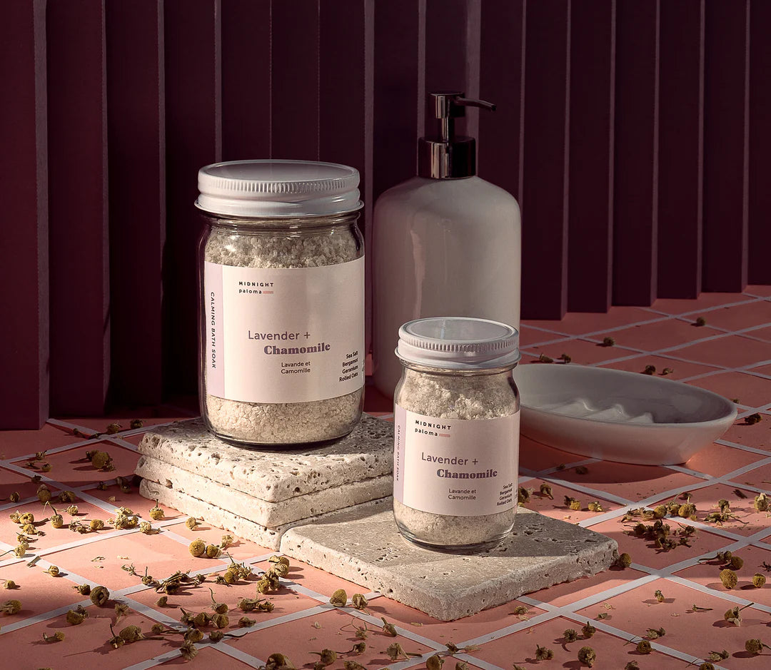 Midnight Paloma Detoxifying Bath Soak- Lavender + Chamomile