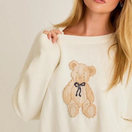 Teddy Knit Sweater