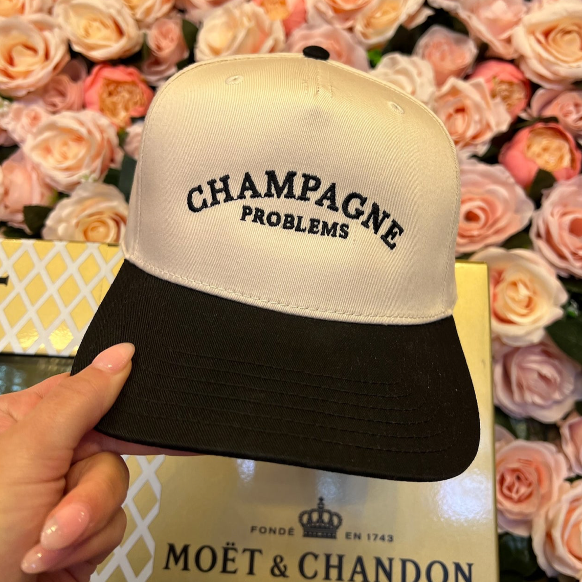 Champagne Problems Vintage Hat