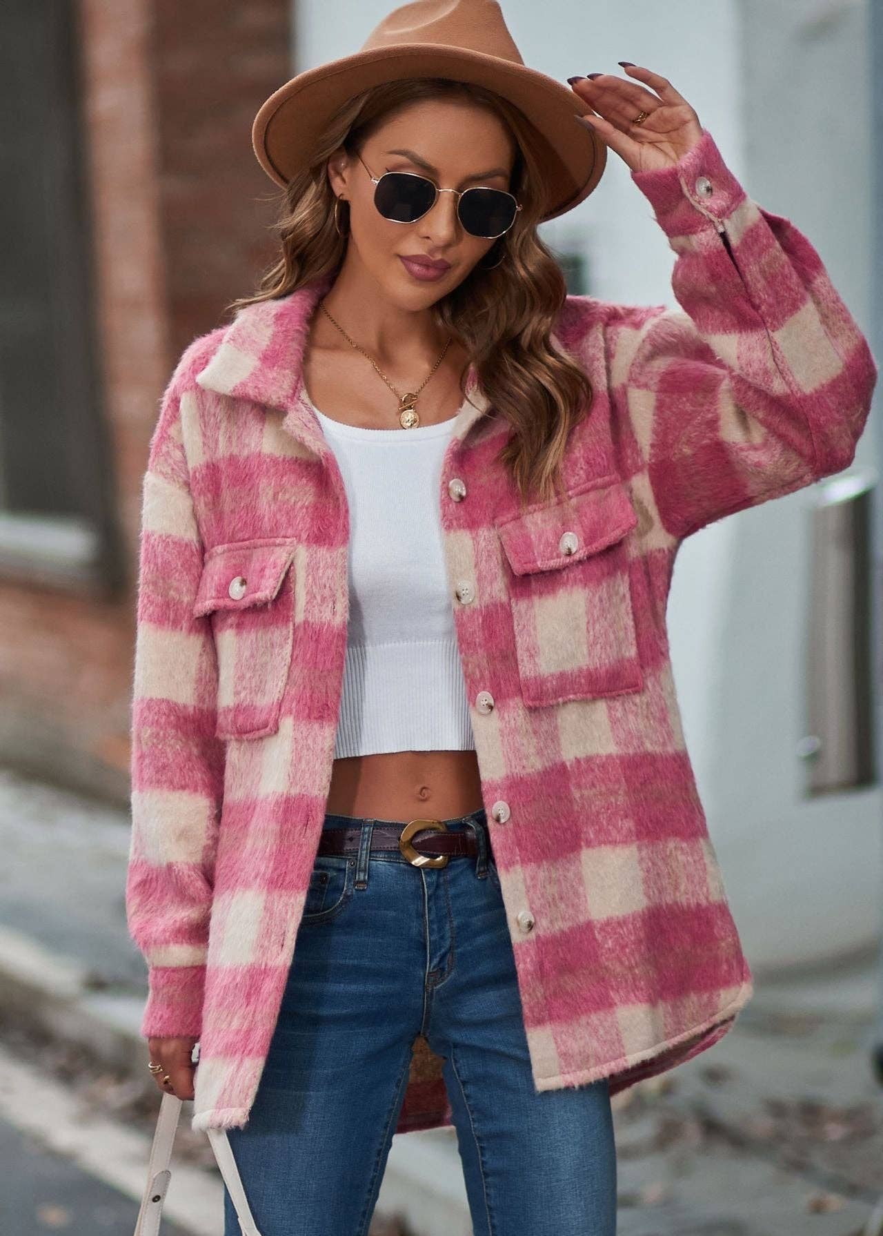 Greta Plaid Shacket