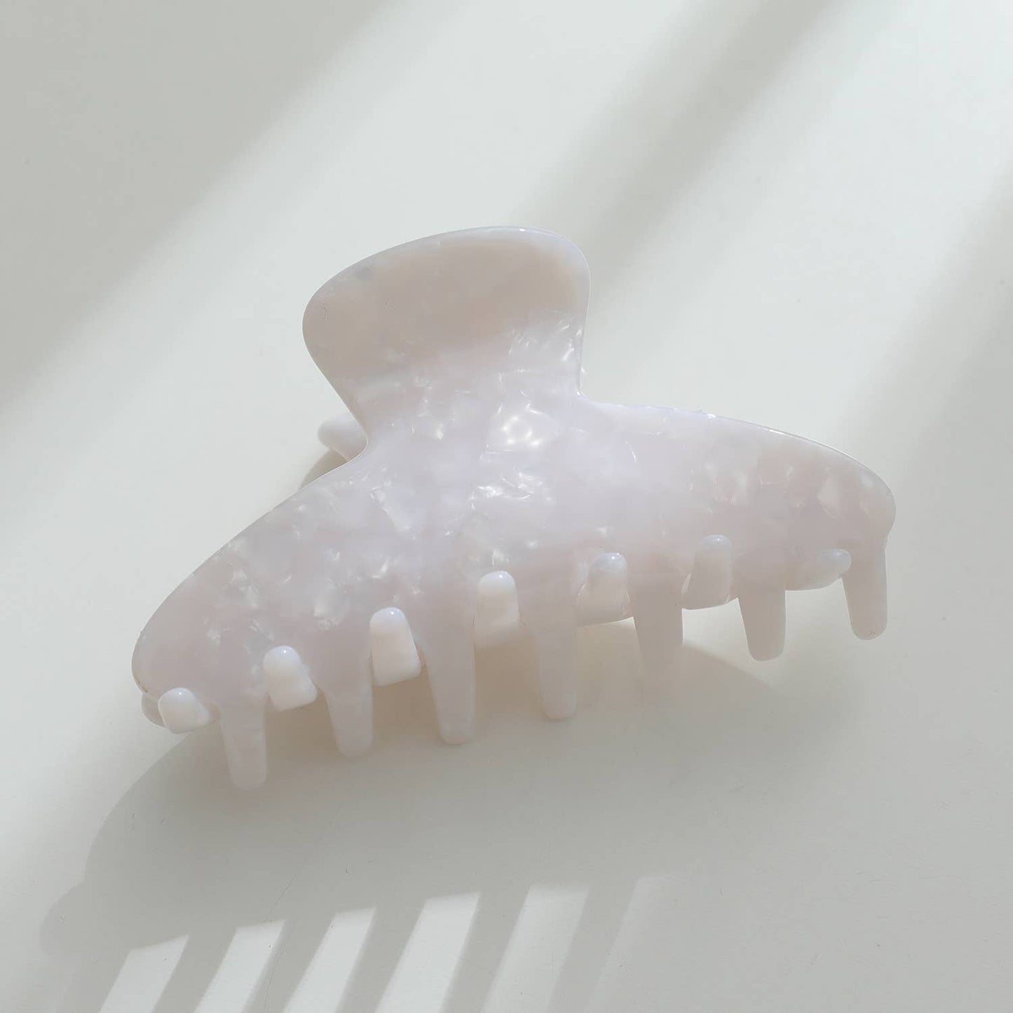 Ivory Marble Claw Clips