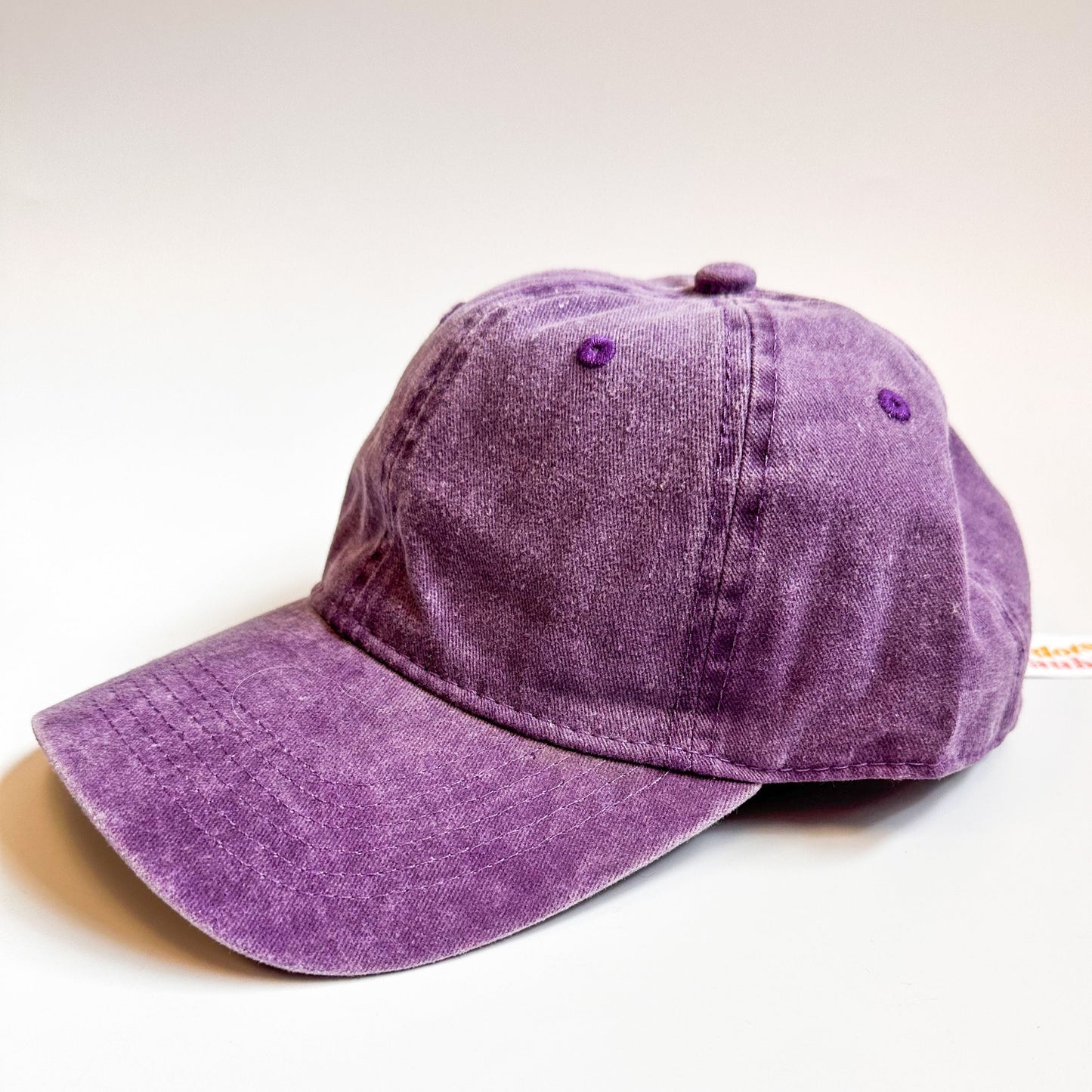 Acid Wash Denim Baseball Cap