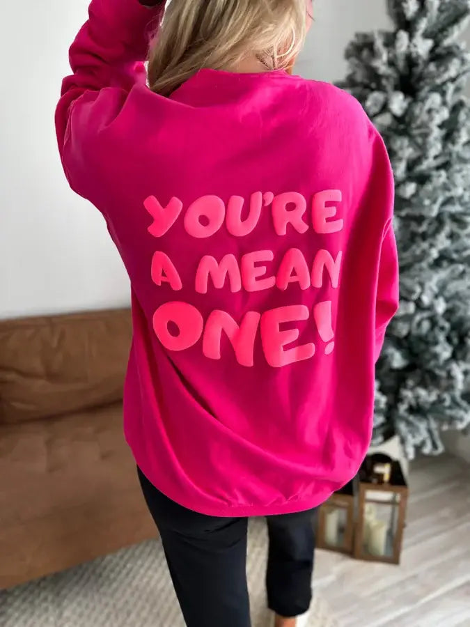 You’re a Mean One Crewneck Sweater - Crunchberry