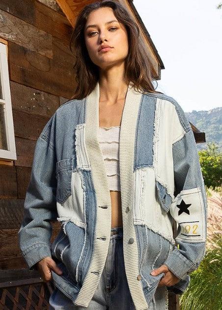 Jesse Denim Cardigan Jacket