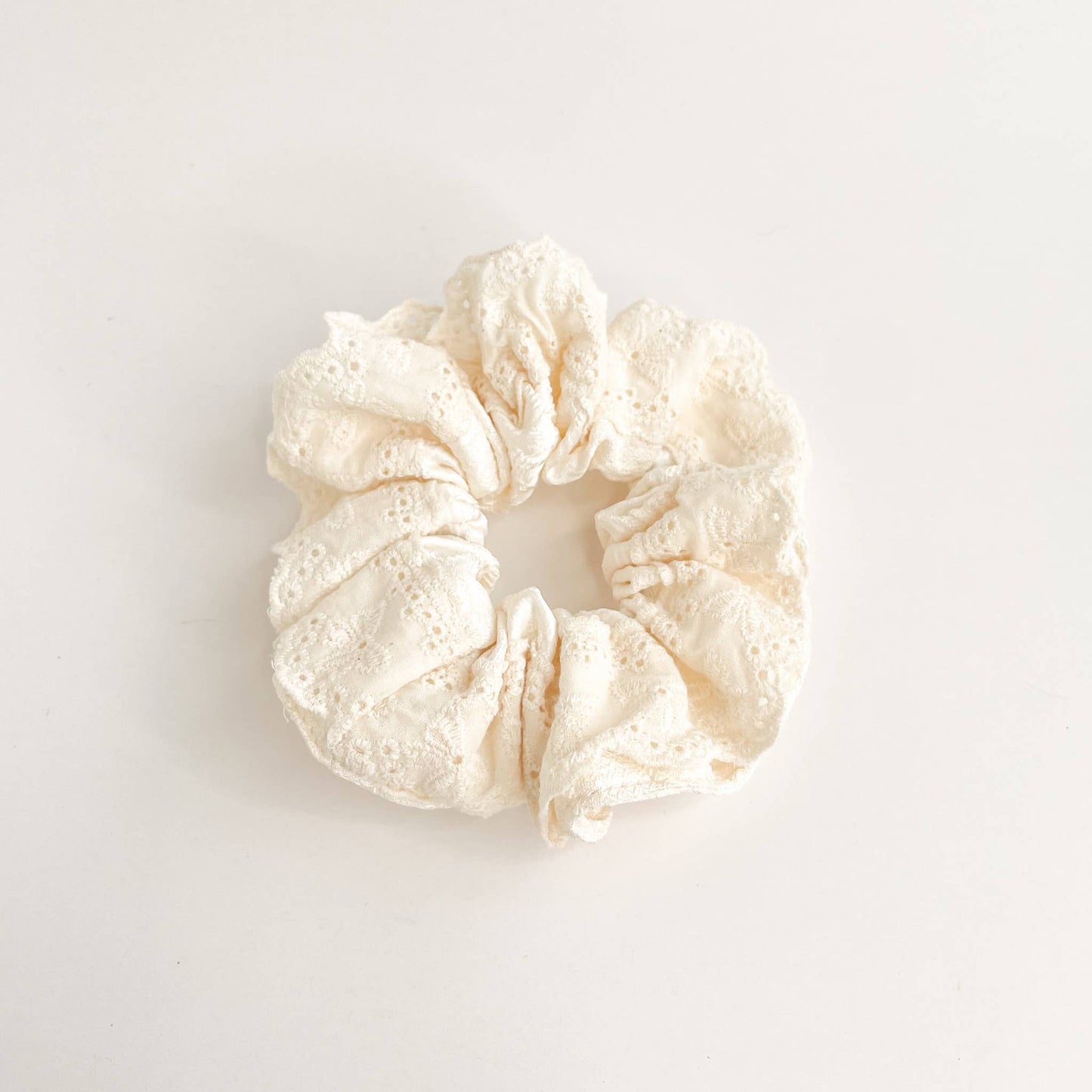 Sweetheart Eyelet/Embossed Mega Scrunchies