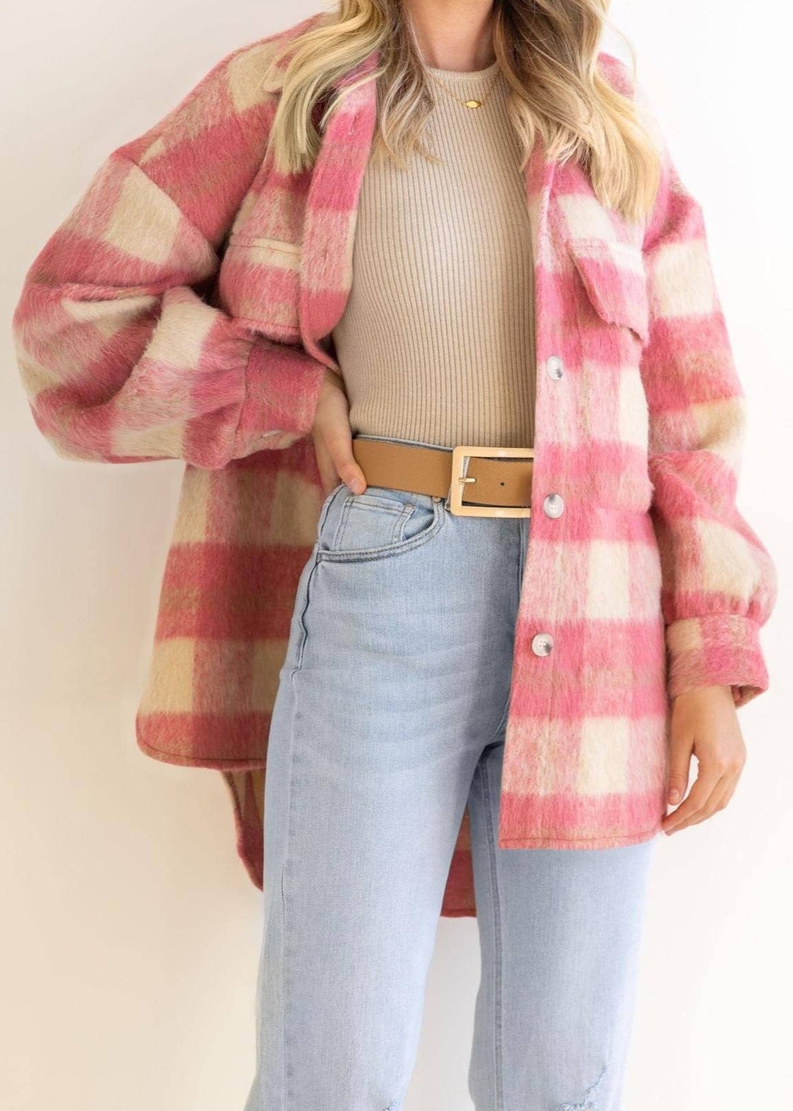 Greta Plaid Shacket