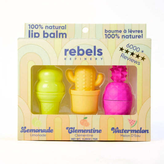 GIFT SET 3 Pack Lip Balm -  SUMMER EDITION