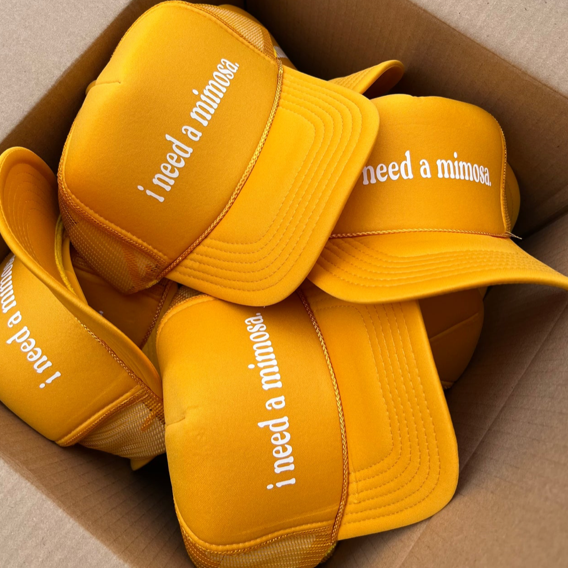 I Need a Mimosa Trucker Hat