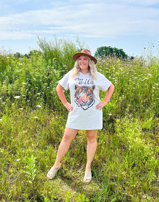 Stay Wild Tshirt Dress