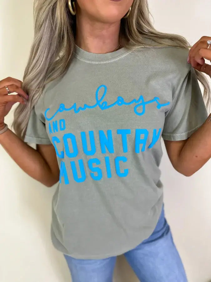 Cowboys & Country Music Tee