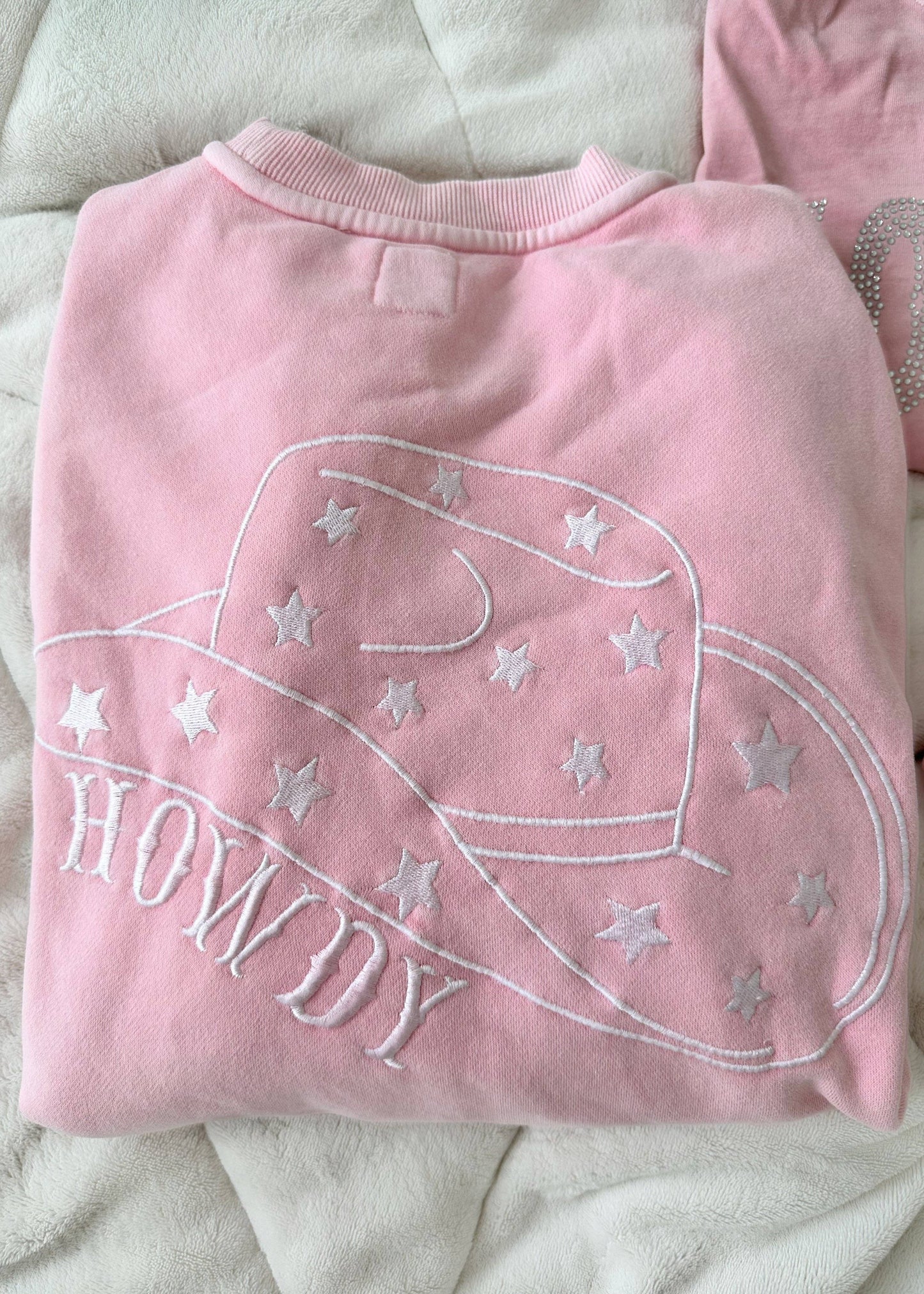 Howdy Cowgirl Embroidered Sweatshirt