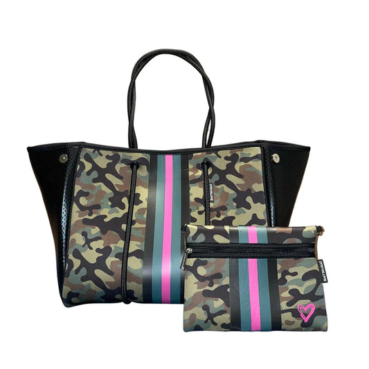 Pink and Camo Tote